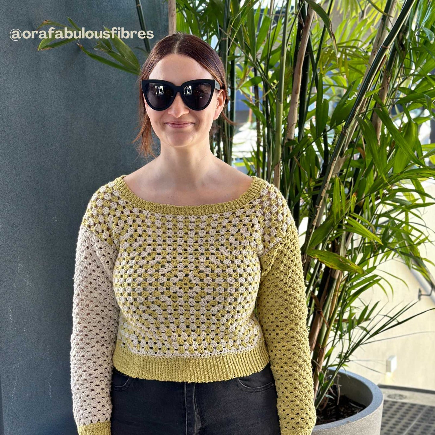 Retro Crochet Jumper