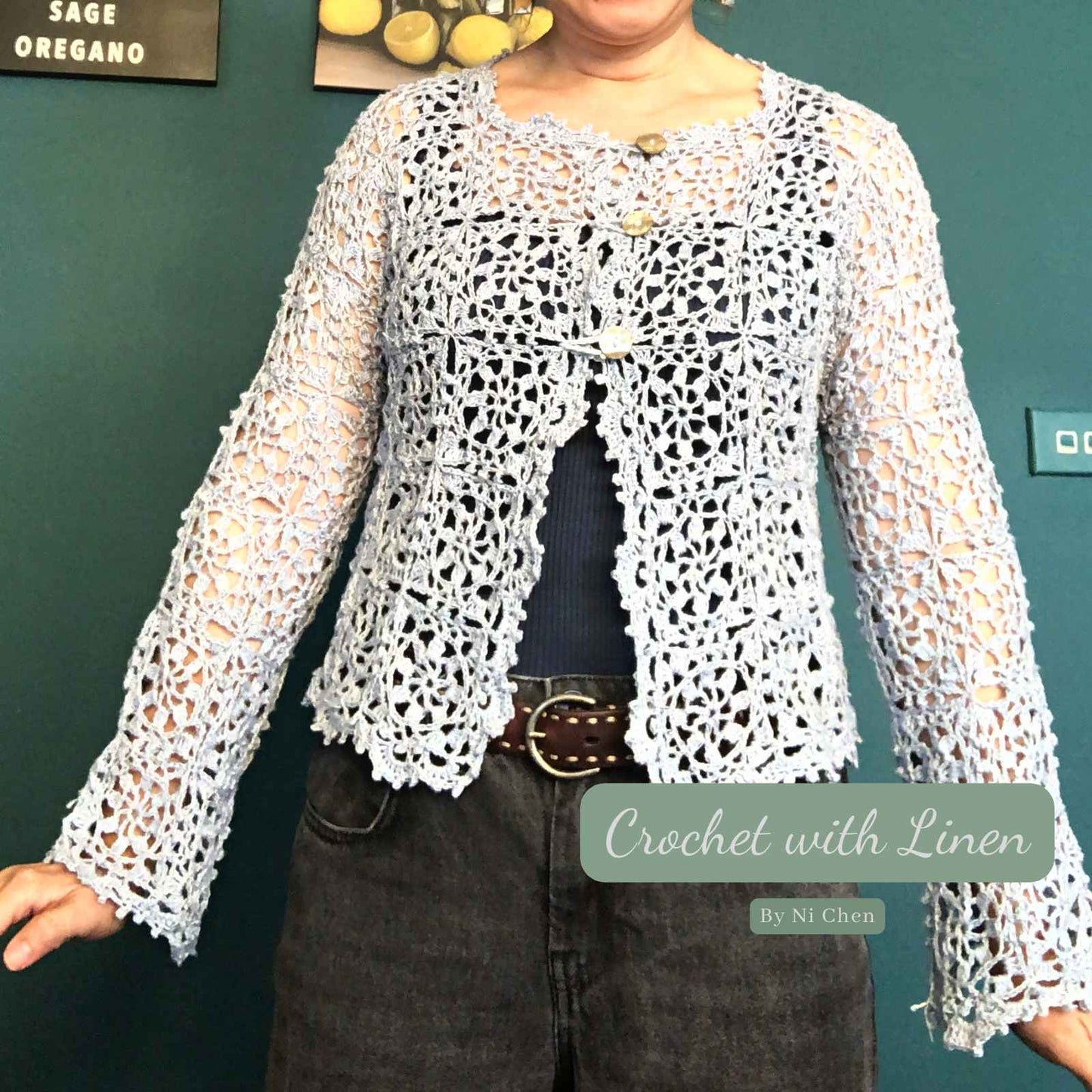 Crocheted Lacy Top