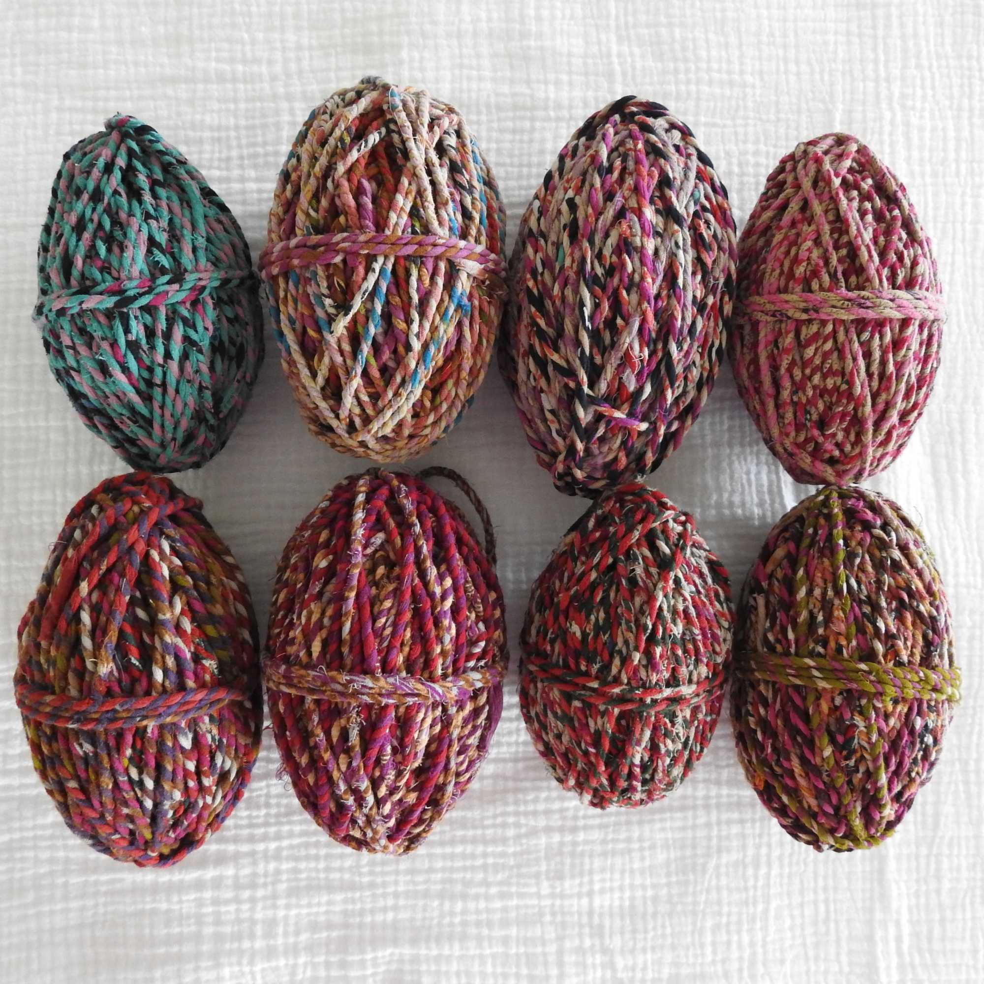 Upcycled Cotton Cord Boho Jewelry Weaving Bags Crafts Gift – ORA