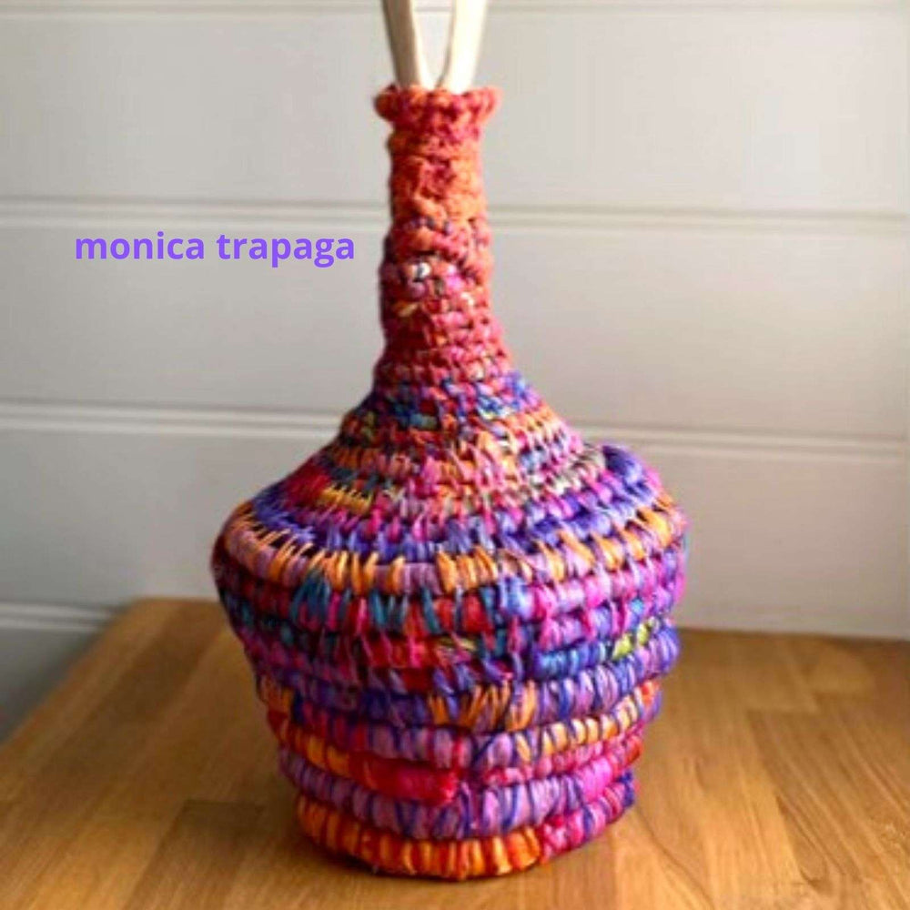 Colourful Raffia Weaving