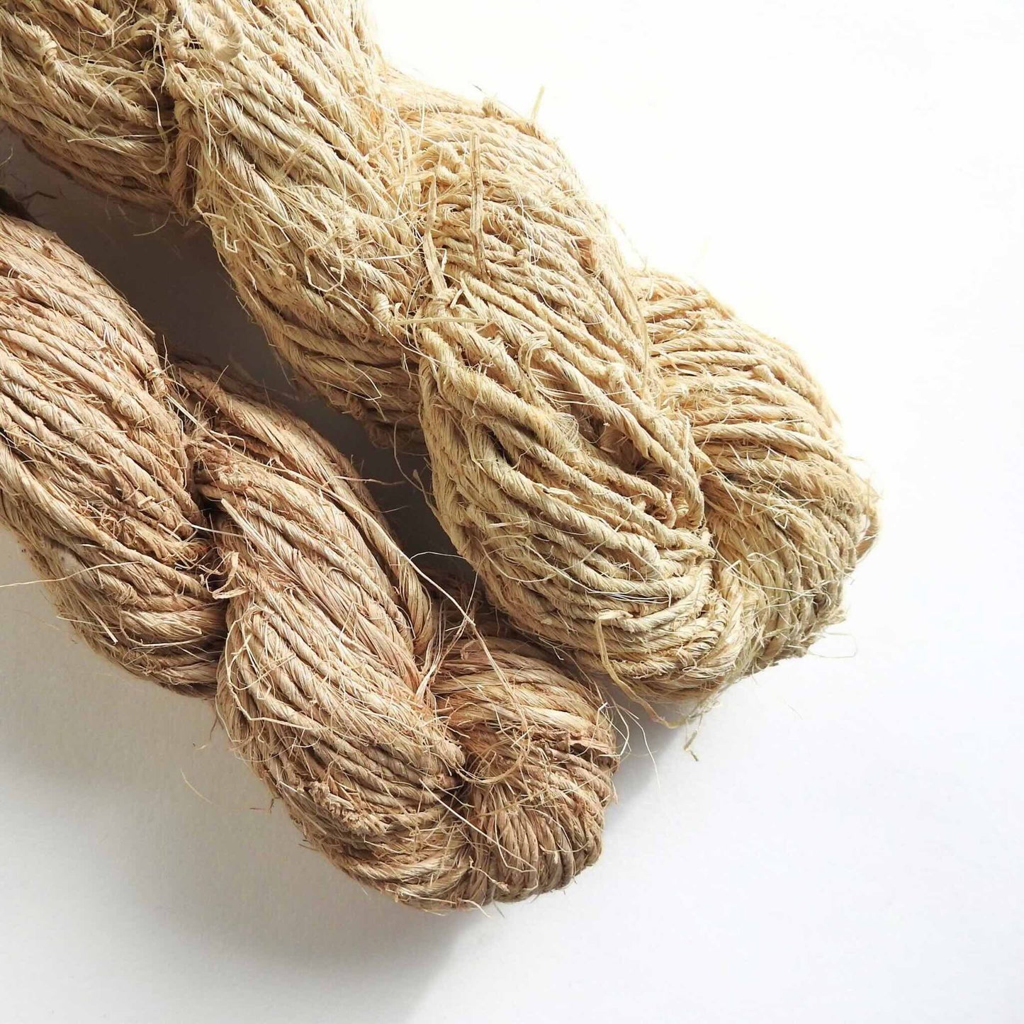 Two skeins of natural Banana Fibre perfect for basketry.