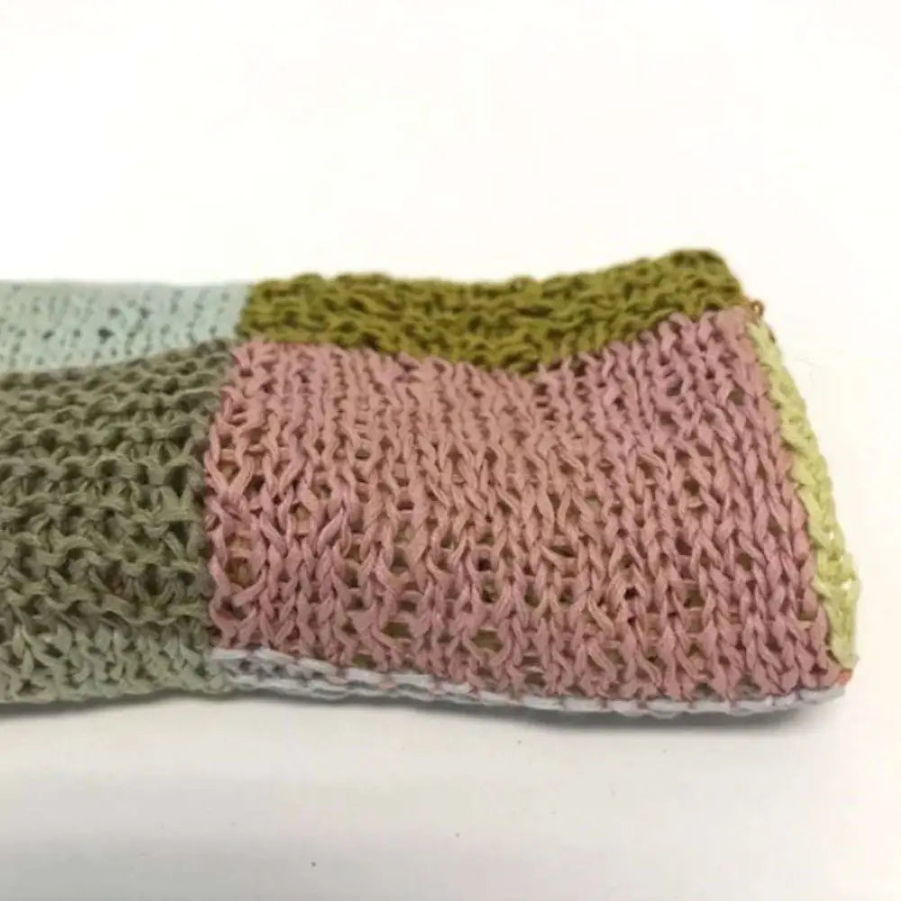 
                  
                    Sampler using different colours of Habu Textiles Cotton Gima yarn. Japanese cotton yarn for knitting, weaving, crochet, stitching, sashiko. Habu Textiles Cotton Gima A-174. Australia supplier
                  
                