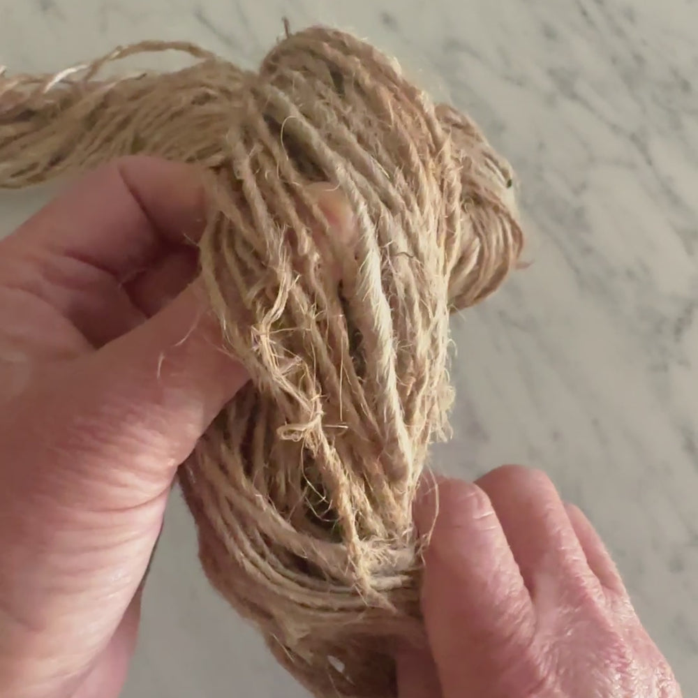 
                      
                        Load and play video in Gallery viewer, natural jute fibre for baskets, bags, mats, craft, wrapping
                      
                    