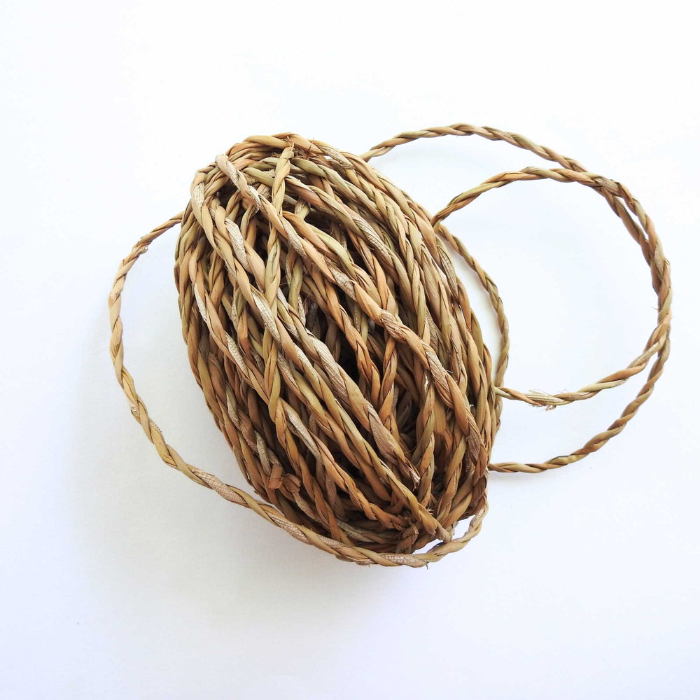 
                      
                        Load and play video in Gallery viewer, holding and feeling a ball of hogla (elephant grass) braided cord.
                      
                    