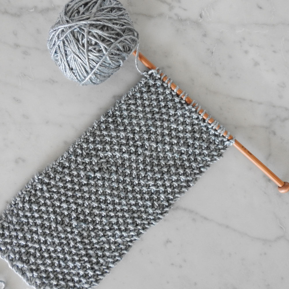 
                  
                    knitted sample using bamboo yarn in seagreen, soft and chunky and luxurious eco-friendly yarn for knitting crochet weaving
                  
                