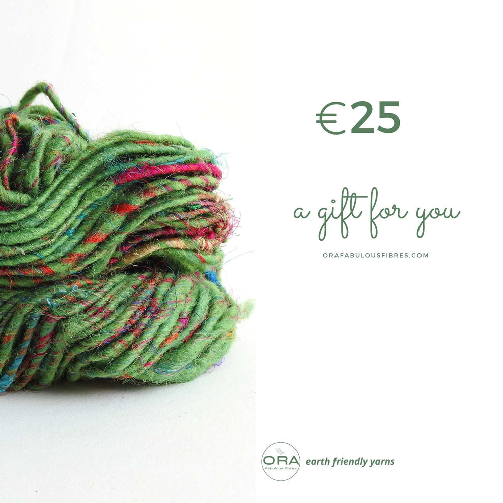 
                      
                        ORA Fabulous Fibres Gift Card (Eur)
                      
                    