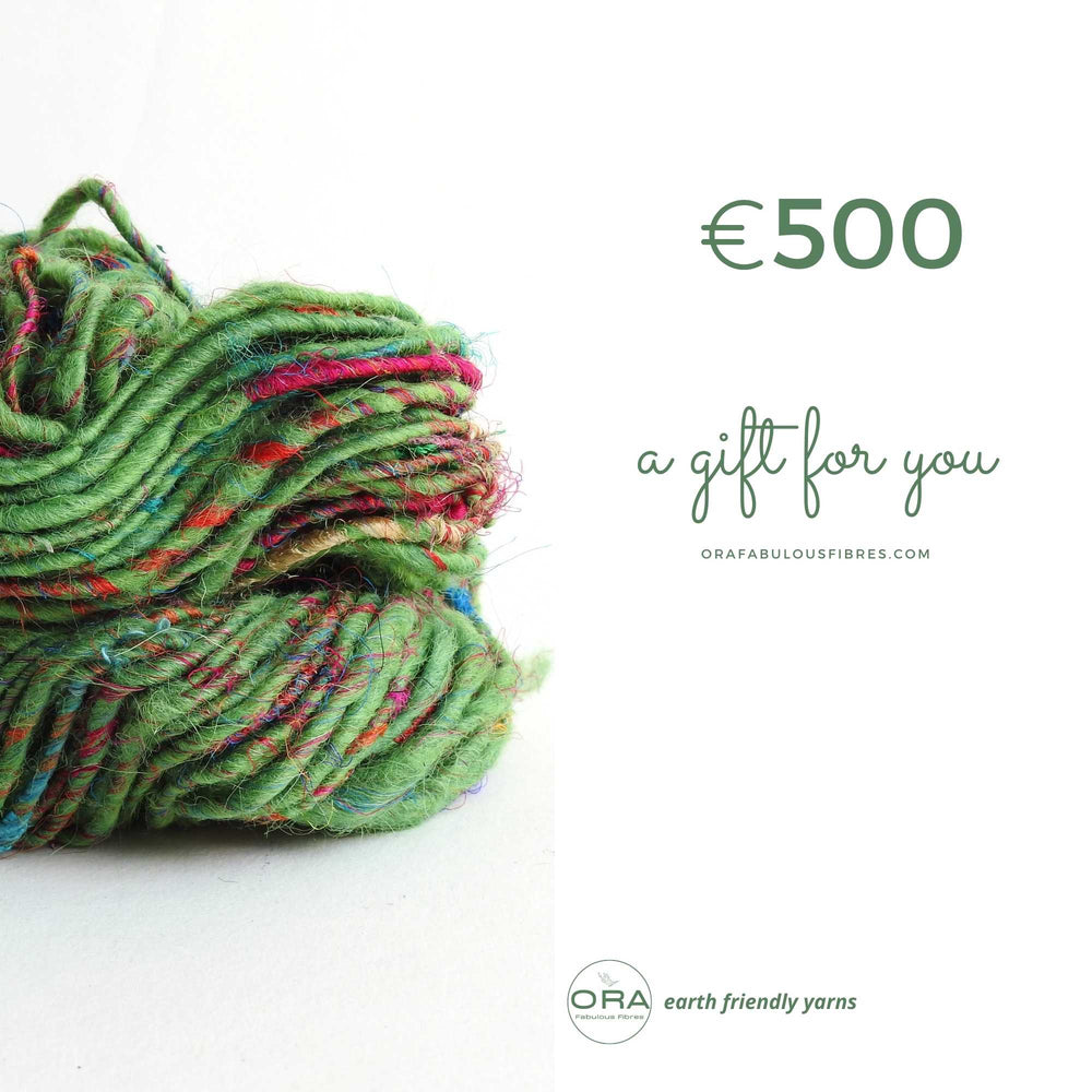 
                      
                        ORA Fabulous Fibres Gift Card (Eur)
                      
                    