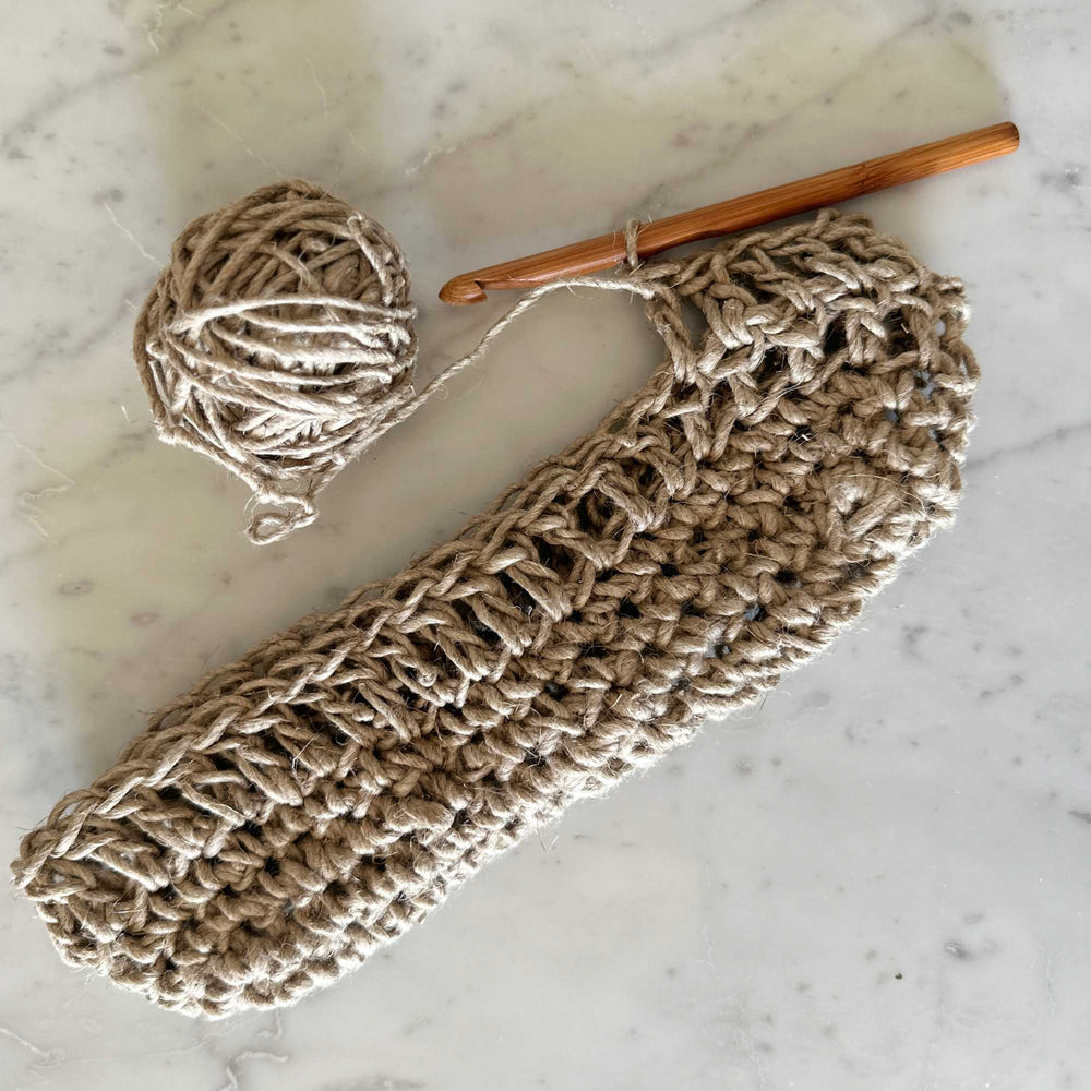 
                  
                    crochet with natural, unpolished Linen yarn. Thick 3mm. Natural rustic texture.  Use for macrame, weaving, baskets, bags, hats, mats.
                  
                