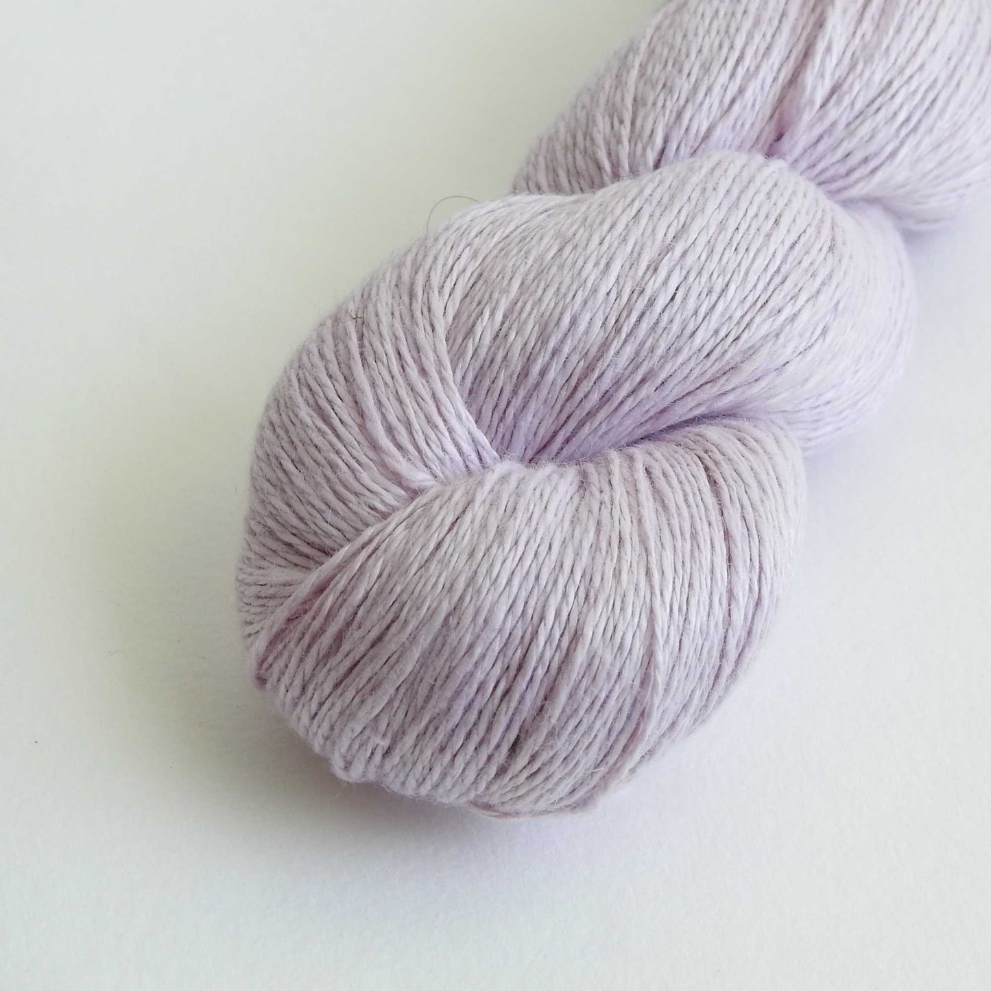 
                  
                    linen yarn in lavender. a pure linen yarn perfect for knitting, crochet, punch needle or weaving. soft, natural, vegan yarn
                  
                