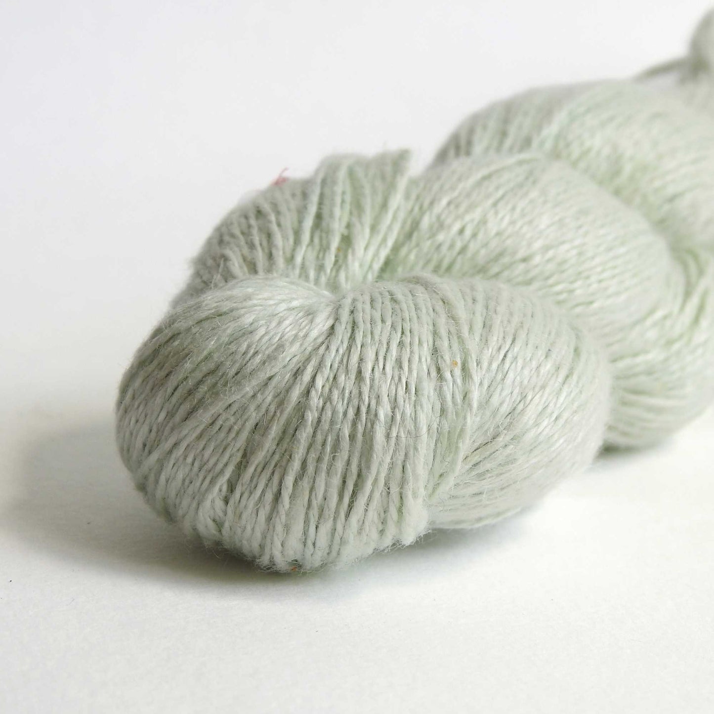 
                  
                    skein of linen yarn in sage. Linen yarn for knitting, weaving, crochet. Natural vegan yarn for summer, baby, socks.
                  
                