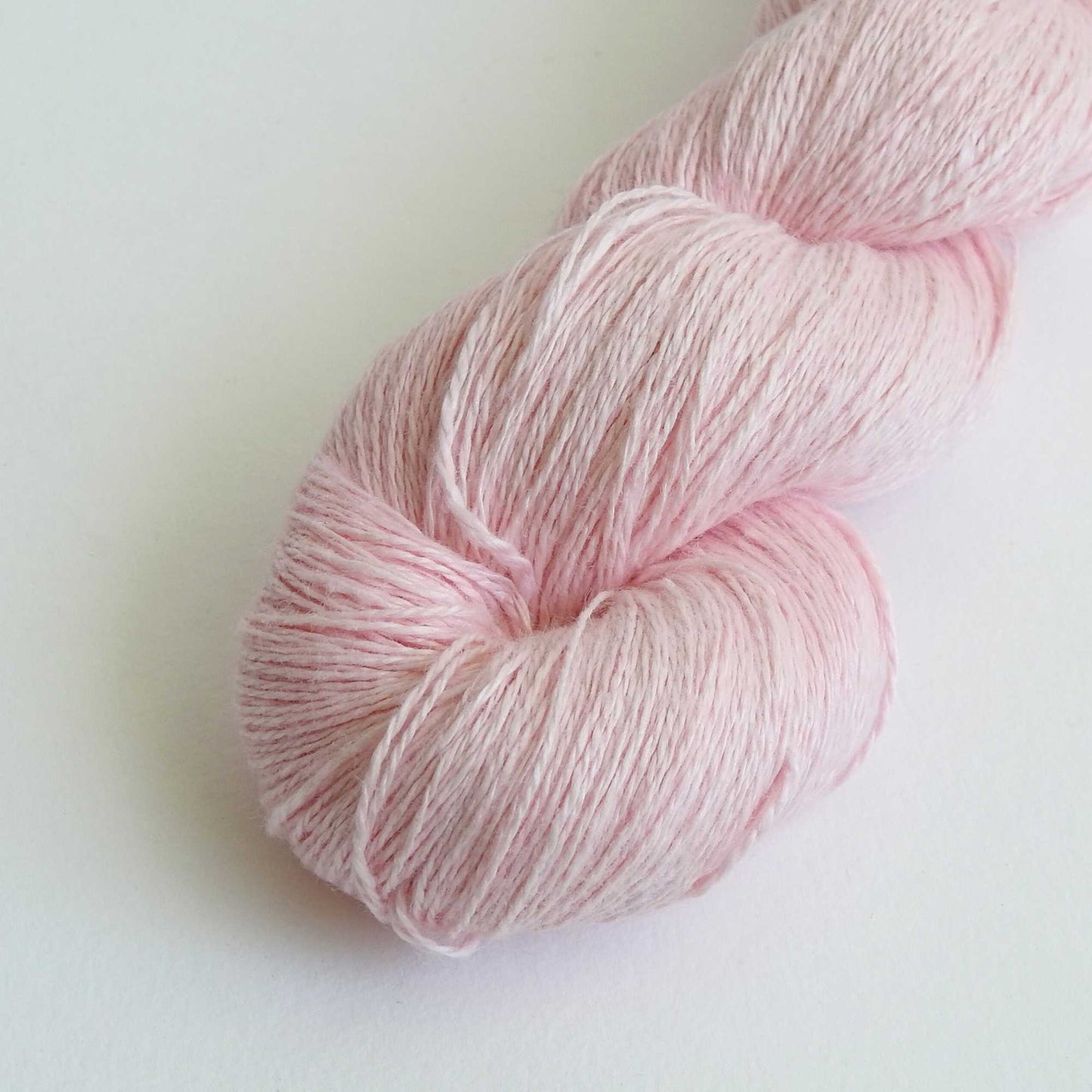 linen yarn in pink. seconds - on sale