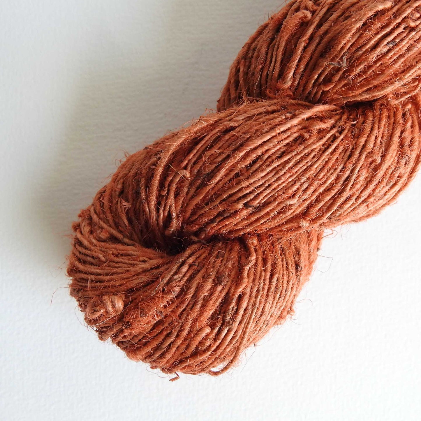 
                  
                    A skein of Nettle yarn in Amber. Nettle is a highly sustainable and eco friendly crop. ORA Fabulous Fibres Nettle yarn is hand spun with a beautiful thick and thin texture giving it a rustic finish. Nettle yarn is available in a range of colours.
                  
                