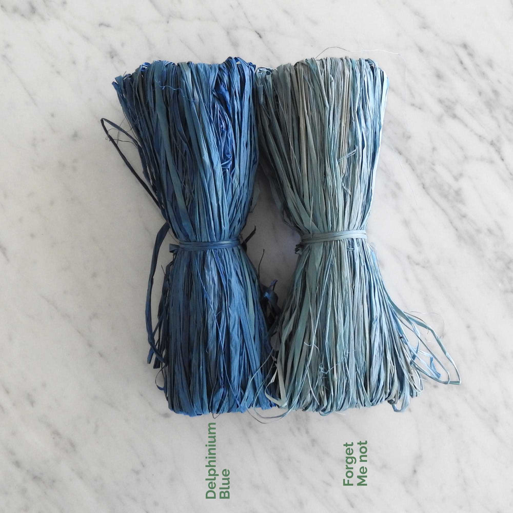 
                      
                        skeins of raffia in beautiful colours. a natural raffia dyed wiht azo free dyes. perfect for weaving, crafts, knitting weaving etc. natural raffia grown in madagascar
                      
                    