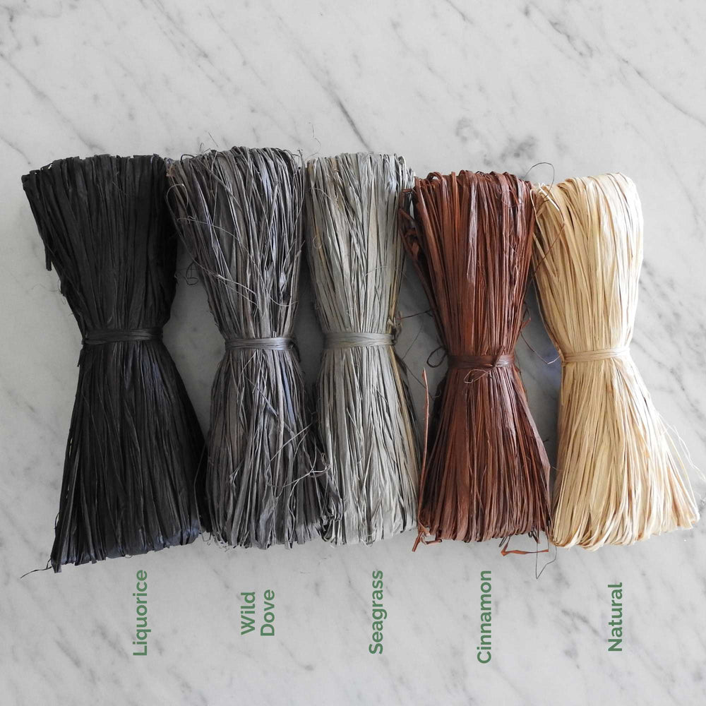 
                      
                        skeins of raffia in beautiful colours. a natural raffia dyed wiht azo free dyes. perfect for weaving, crafts, knitting weaving etc. natural raffia grown in madagascar
                      
                    