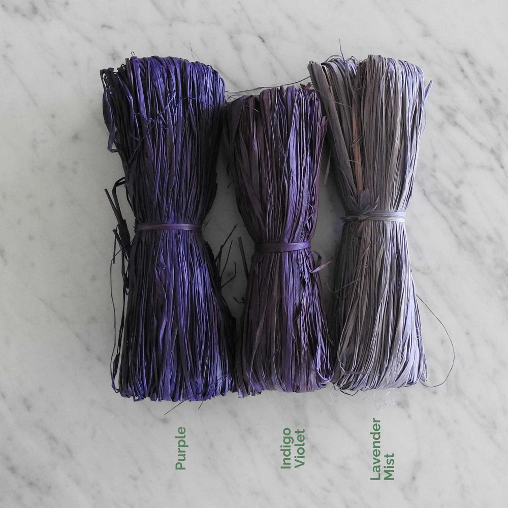 
                      
                        skeins of raffia in beautiful colours. a natural raffia dyed wiht azo free dyes. perfect for weaving, crafts, knitting weaving etc. natural raffia grown in madagascar
                      
                    