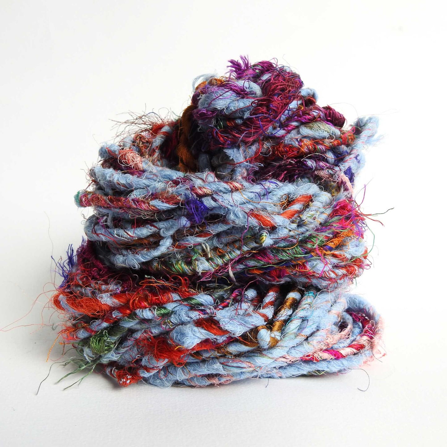 Chunky Recycled Wool & Silk Yarn