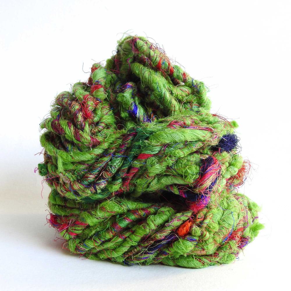 
                      
                        Chunky Wool & Silk Yarn | Recycled Soft Warm
                      
                    