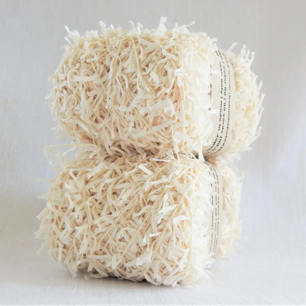 A ball of Habu Textiles Cotton Linen Paper Moire. Soft fluffy yarn for baby, blanket, hats, scarf and wraps. Japanese paper yarn. Habu yarn N53