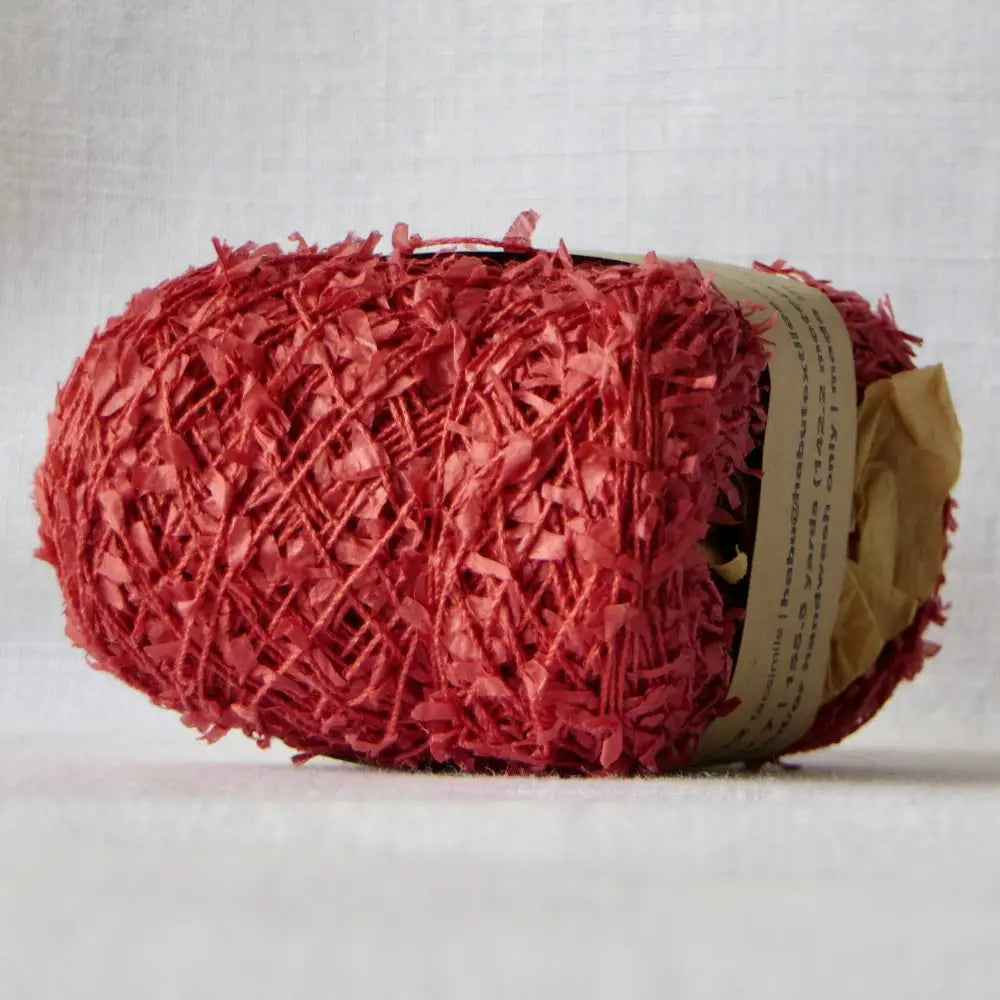 
                  
                    Japanese Cotton Linen Paper Yarn in Beni Red. Soft and fluffy lace yarn for knitting, crochet  and weaving. Natural, vegan yarn for baby, scarf, jumper and garment. Japanese cotton linen yarn. Habu Textiles Fine Cotton Linen Paper Moire N-77 N-78
                  
                