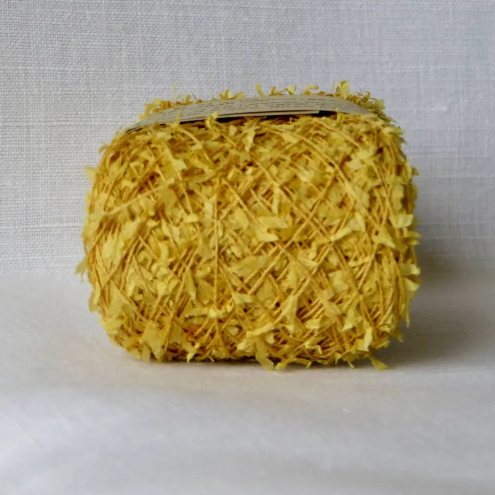 
                  
                    Japanese Cotton Linen Paper Yarn in Mustard. Soft and fluffy lace yarn for knitting, crochet  and weaving. Natural, vegan yarn for baby, scarf, jumper and garment. Japanese cotton linen yarn. Habu Textiles Fine Cotton Linen Paper Moire N-77 N-78
                  
                