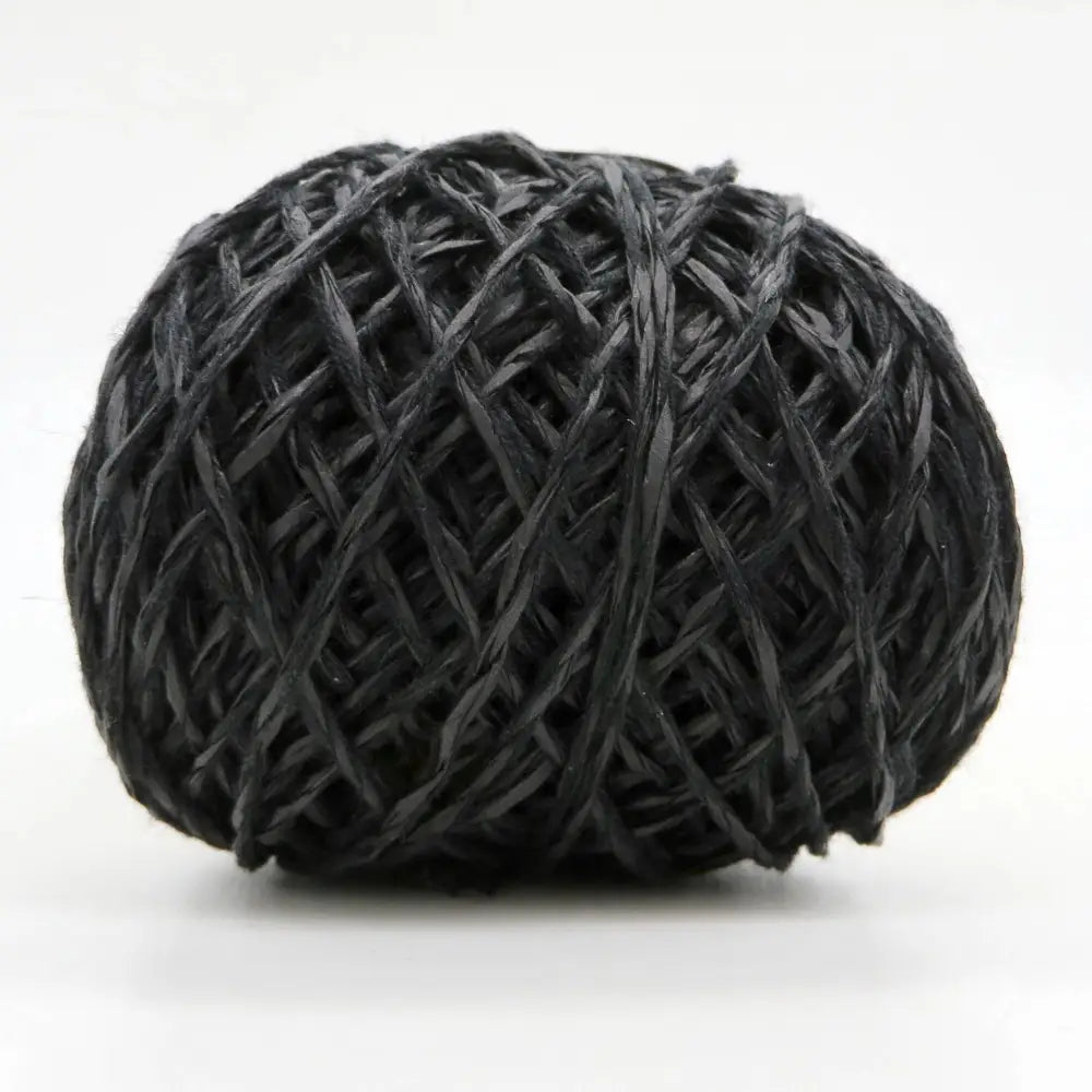 
                  
                    Balls of Habu Linen Cotton Paper Yarn  in Black. Use for weaving, knitting and crochet. Create garments, hats, bags, baby clothes. Natural vegan yarn. Use for warp yarn when weaving. Habu yarn A-188
                  
                