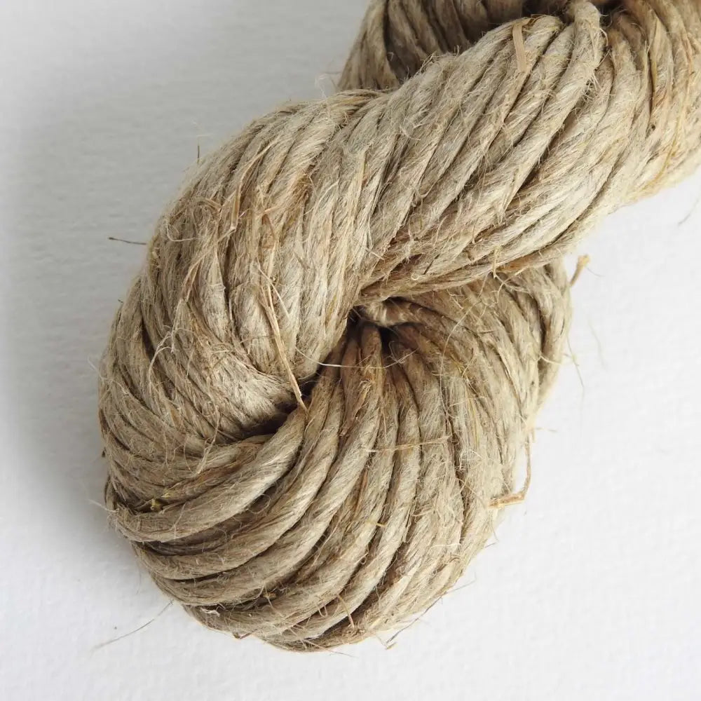 Chunky Linen Thread - Natural Unpolished Unbleached
