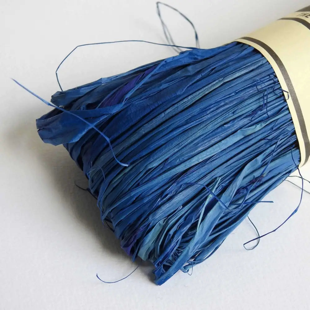 
                  
                    Raffia yarn in blue. Raffia yarn for crochet, weaving, craft. Natural fair trade rafia. Brilliant colours. Eco-friendly Nutscene raffia 
                  
                
