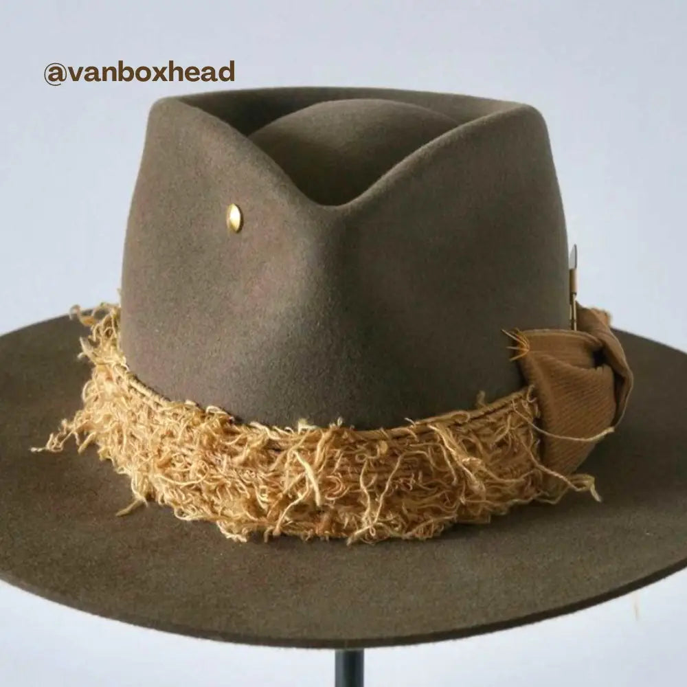 
                  
                    Gorgeous handmade bespoke hat by milliner @vanboxhead and incorporating our natural Recycled Linen yarn in Honey. A chunky yarn crafted from the remnants of textile production.
                  
                