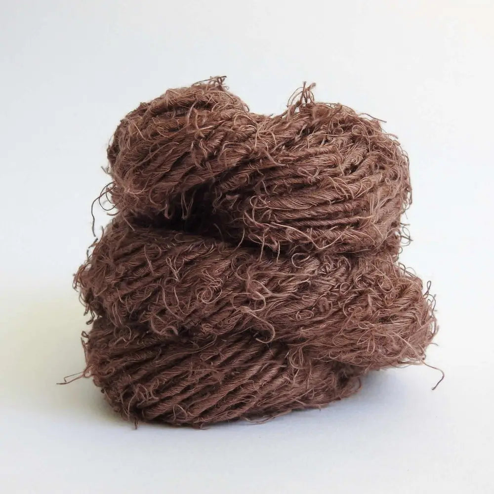 
                  
                    Recycled Linen Yarn Handspun - Chocolate - Yarn
                  
                