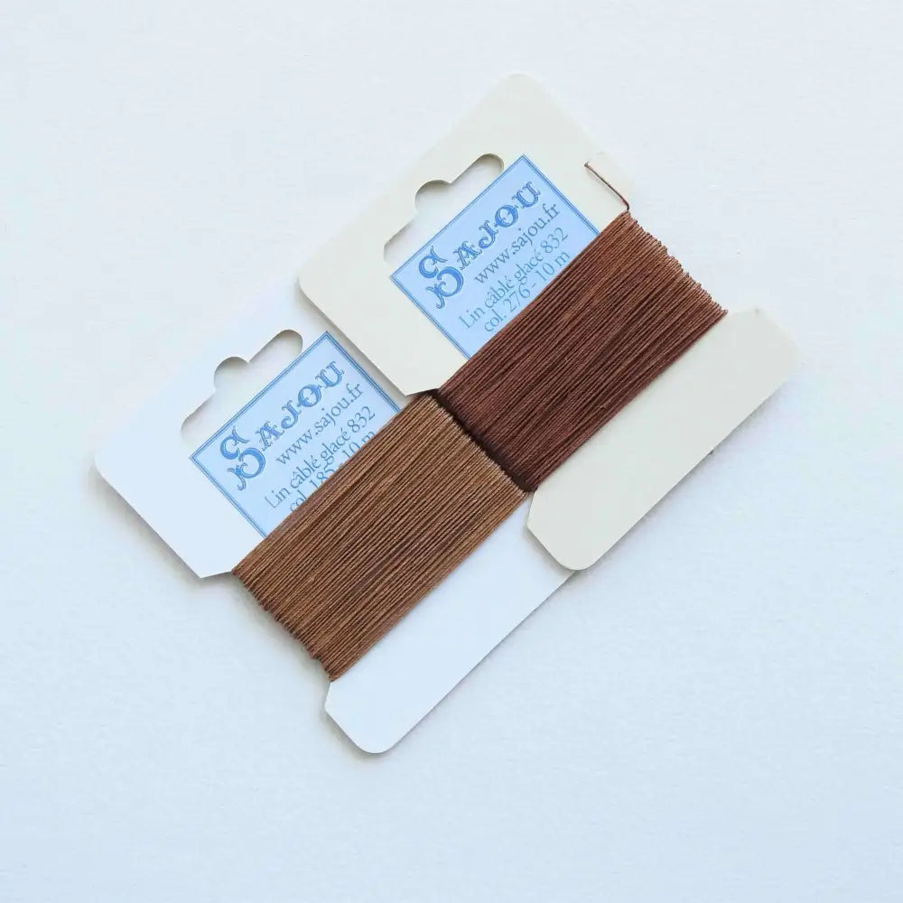 
                  
                    Waxed Cable Linen Thread Size #832 - Beige #185 - Thread &
                  
                