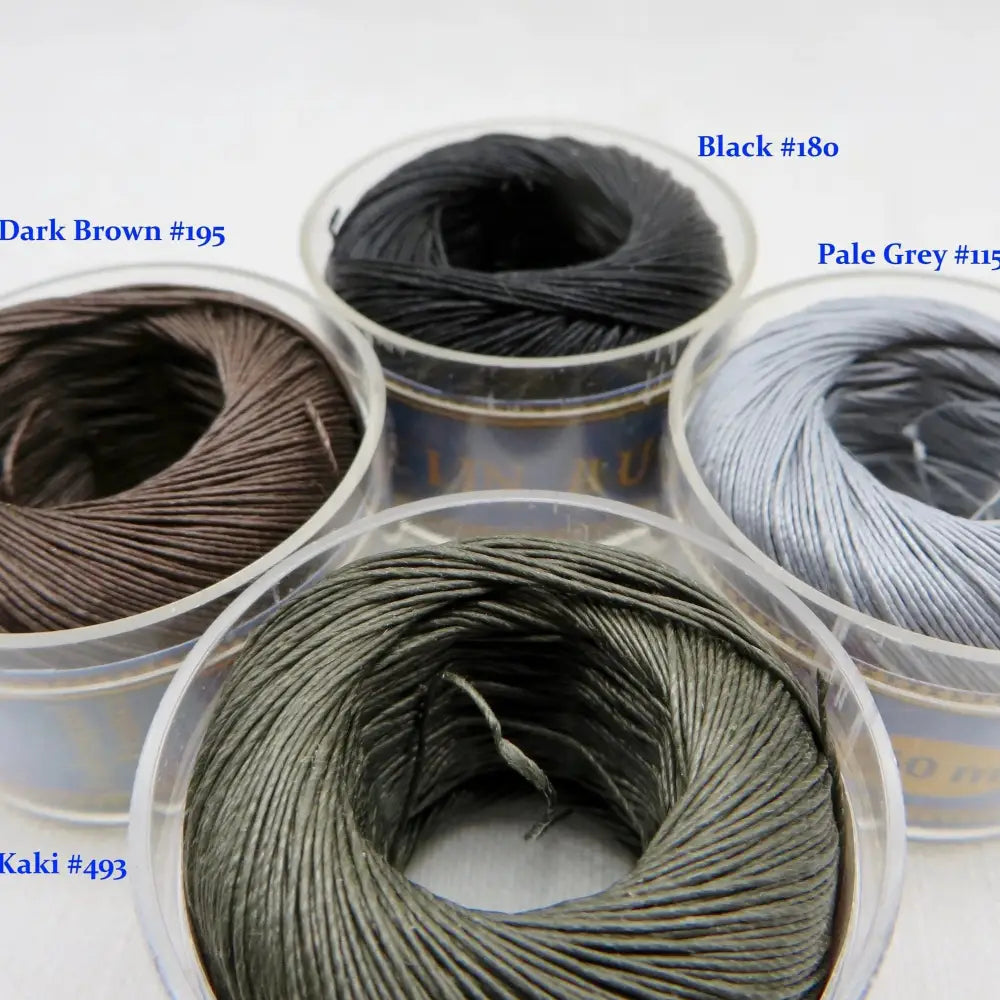 
                  
                    Waxed Linen for book binding, leather work, beading, jewellery, pearl stringing, embroidery and crafts. Maison Sajou Waxed Linen Thread
                  
                